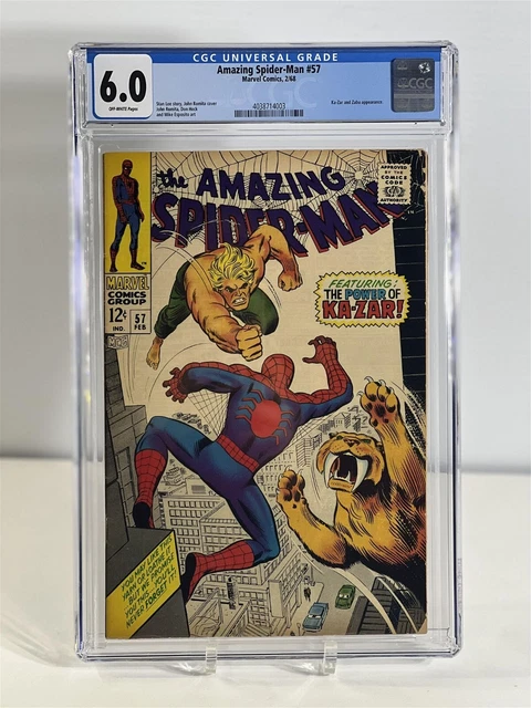 Amazing Spider-Man 57 2/68 Marvel Comics Universal CGC 6.0 OFF-WHITE