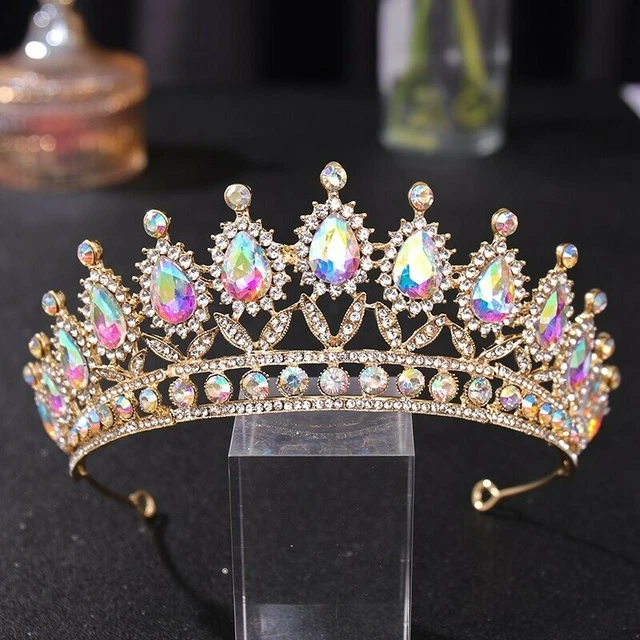 Beautiful Wedding Crowns Gold Color Wedding Hair Accessories Bridal Hair Jewelry
