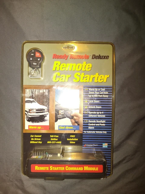 Ready Remote Car Starter Kit GM Chevy Ford Caddilac Honda 1999 or newer
