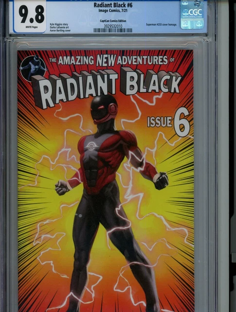 Radiant Black #6 CGC 9.8 NM/M (2021) Exclusive Variant Aaron Bartling