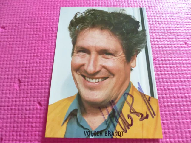 VOLKER BRANDT Autogramm signiert auf 10x15 cm Autogrammkarte