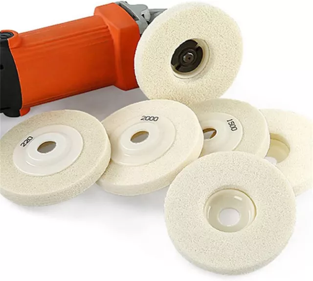 GrindShine Pro Pad - Ultimative Polierleistung, 4 Zoll Runde Scheibe Radpad