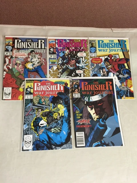 VG-NM 1988 Marvel Punisher War Journal 5 Comic Book Lot 3 11 14 16 24 War Zone!!