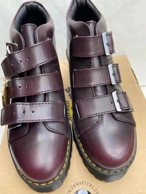 DR MARTENS COPPOLA Vintage Chaussures 40 Derbies Bordeaux Plateforme UK6.5 Neuf EUR 104 97 PicClick FR