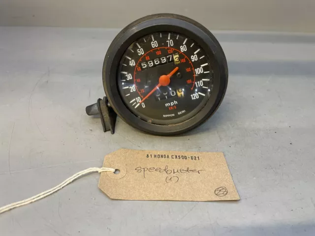 1981 Honda CX 500 CX500 dash, clocks, speedo meter, speedometer