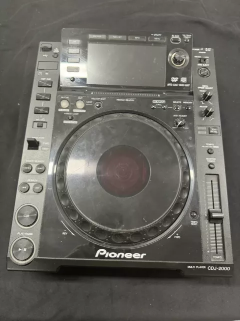 Pioneer CDJ-2000 Professional DJ Multi Player Digital Turntable Tested & Working