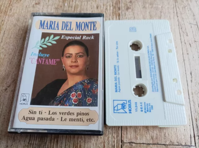 Maria Del Monte Incluye Cantame Cassette Audio Tape K7 Mc Rare Flamenco Copla