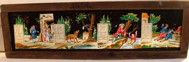 PLAQUE POUR LANTERNE MAGIQUE Ensemble ... | Arts décoratifs