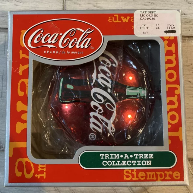 COCACOLA CHRISTMAS ORNAMENT Trim A Tree Collection Polar Bear Cavanagh