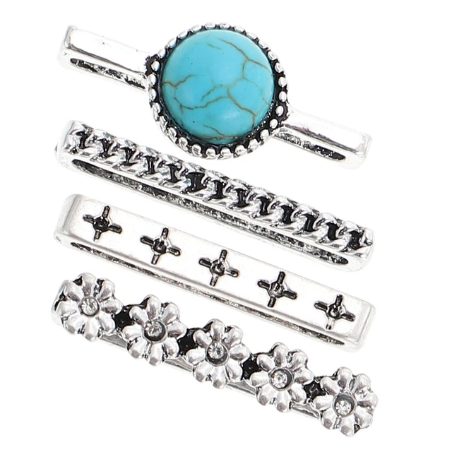 4 PIEZAS Correa de reloj intercambiable Charms Decorative Watch Decoración compatible para