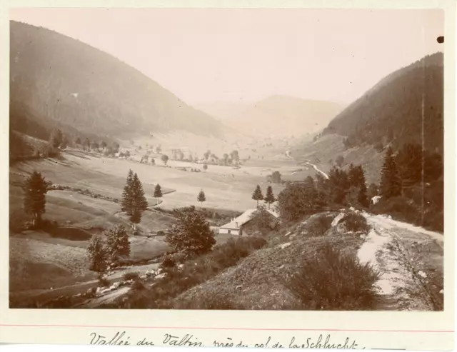 France, Le Valtin, Vosges, vue sur la vallée, près du col de la Schlucht Vintage