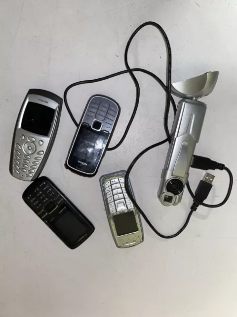 lot telephone portable vintage