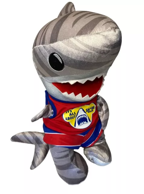 Build A Bear Workshop BAB Tiger Shark Week Plush Stuffed Animal 18" BAB Outfit