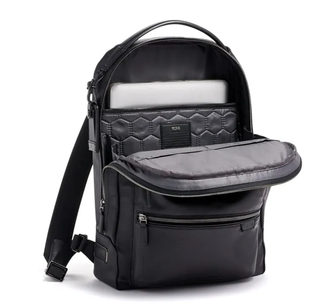 Authentic TUMI Bradner Backpack Black Leather