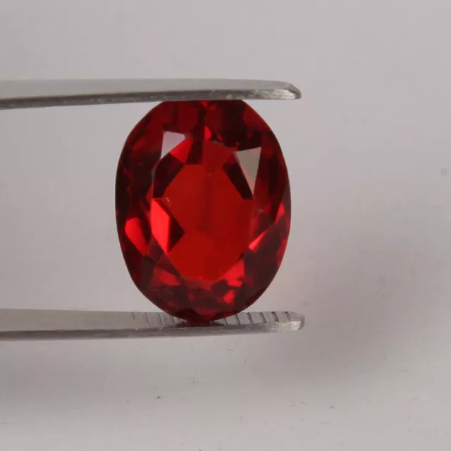 10.50 CT Rot Granat Oval Lose Edelstein Rhodolith Schmuck Ring Verwendung