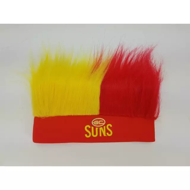 Gold Coast Suns Official AFL Unisex Novelty Hairy Headband