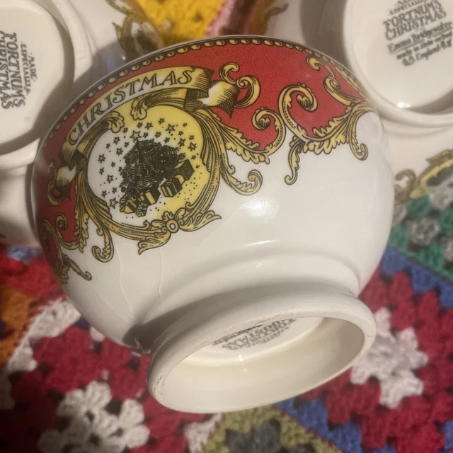 Emma Bridgewater Fortnum And Mason Christmas Bowls. (4)