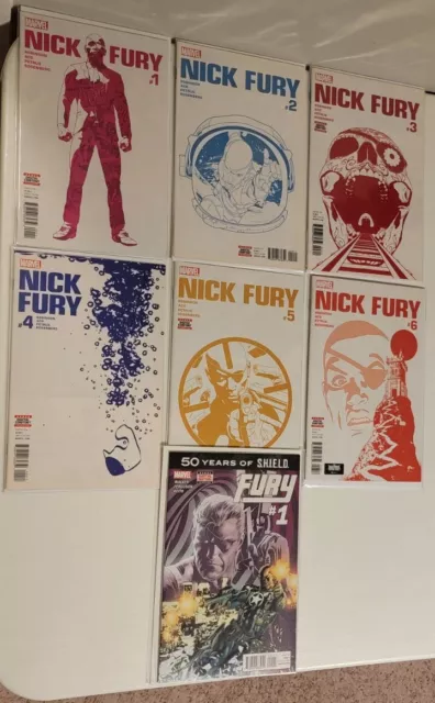 Nick Fury #1 2 3 4 5 6  Full Series Run 2017 Marvel  Bonus Fury#1