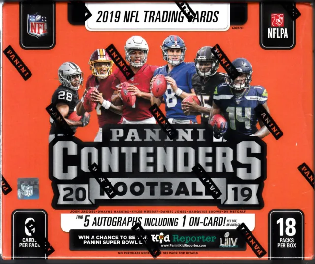 2019 Panini Contenders Football Factory Sealed Hobby Box