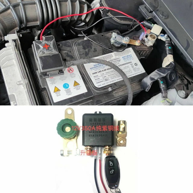Interruttore di separazione batteria auto 12V 350A interruttore di separazione universale con telecomando DE