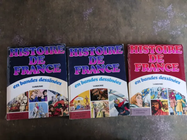 BD "L'histoire de France en bandes dessinées" éditions Larousse