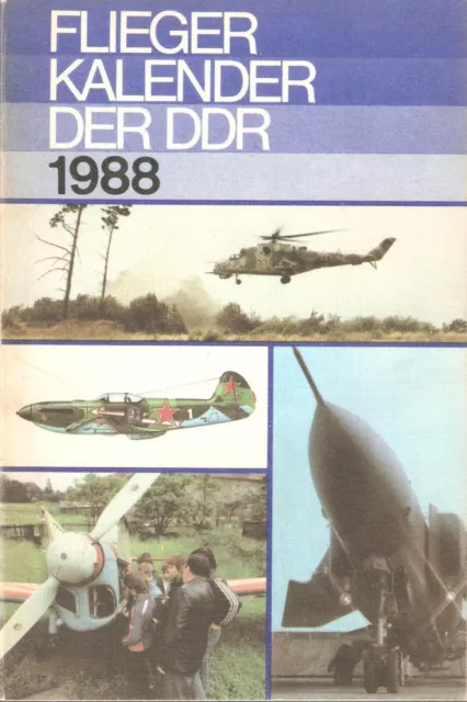 Fliegerkalender der DDR 1988 Militärverlag