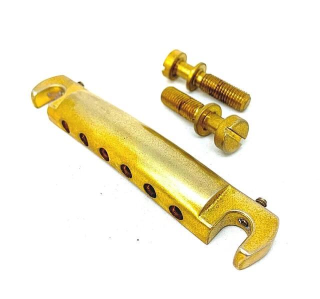 Pieza trasera envolvente de aluminio de oro envejecido pernos de acero 1,05 oz aptos para Les Paul ®