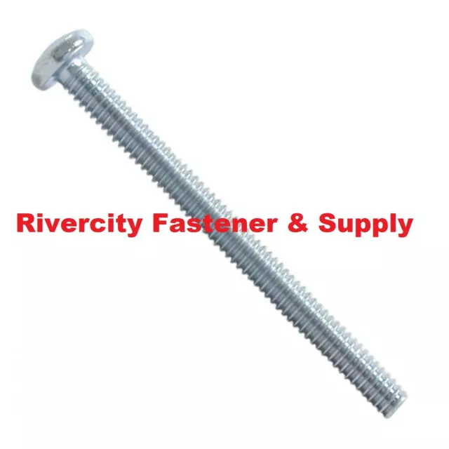 (2) M6-1.0x90 Small Head Phillips Pan 6mm x 90mm Machine Screws M6x90mm Bolts