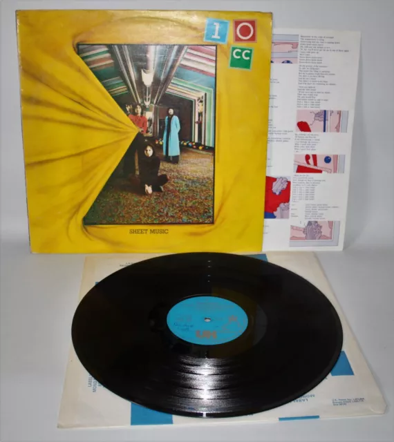 10cc - Sheet Music - 1974 Vinyl LP - UKAL 1007