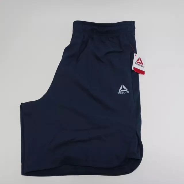 REEBOK MEN'S PACE Breaker Training Shorts Size (2XL) Navy Blue $14.99 ...