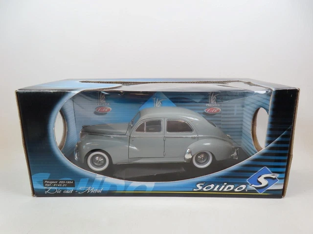 LE2190 Solido Hachette 06977 1/18 Peugeot 203 break Voiture Prestige 49 gris