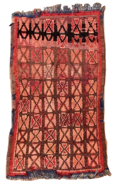 Vintage 3x6 Geometric Traditional Berber Area Rug Tribal Wool Carpet Small Rug