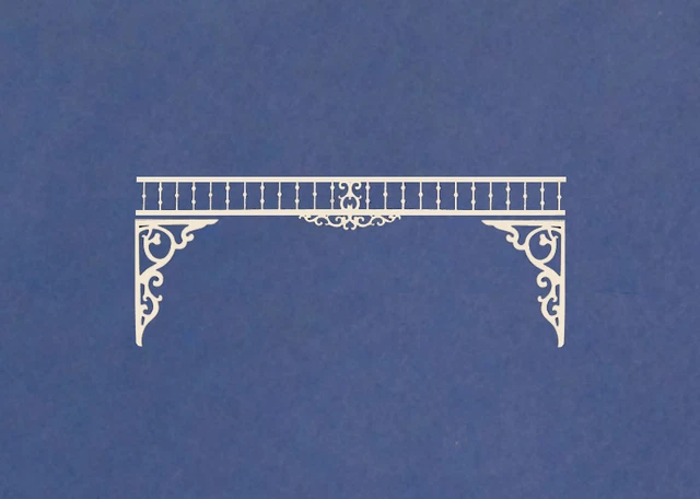 1:12 Scale Dollhouse Miniature Victorian Fretwork Trim
