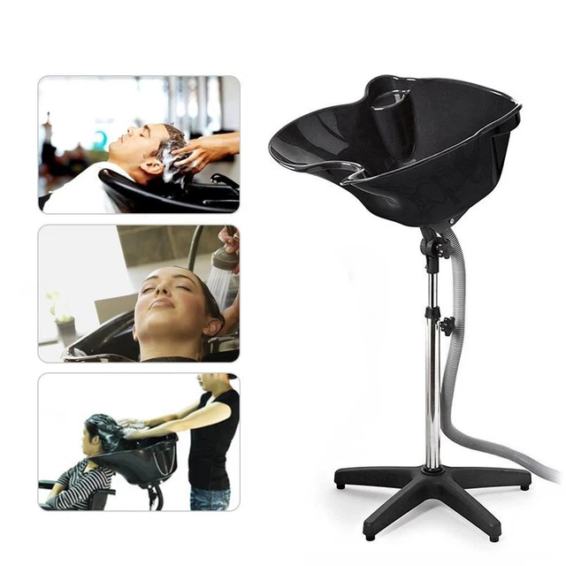Mobiles Salon Friseur Waschen Haar Waschbecken Backwash Shampoo Bowl Portable