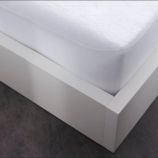 Protège matelas imperméable été/hiver 100% Coton Blanc