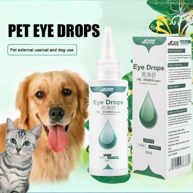 For Pet Cat Dog Eye Drop Anti-inflammatory Bactericidal Remover Bright Eye M6K8