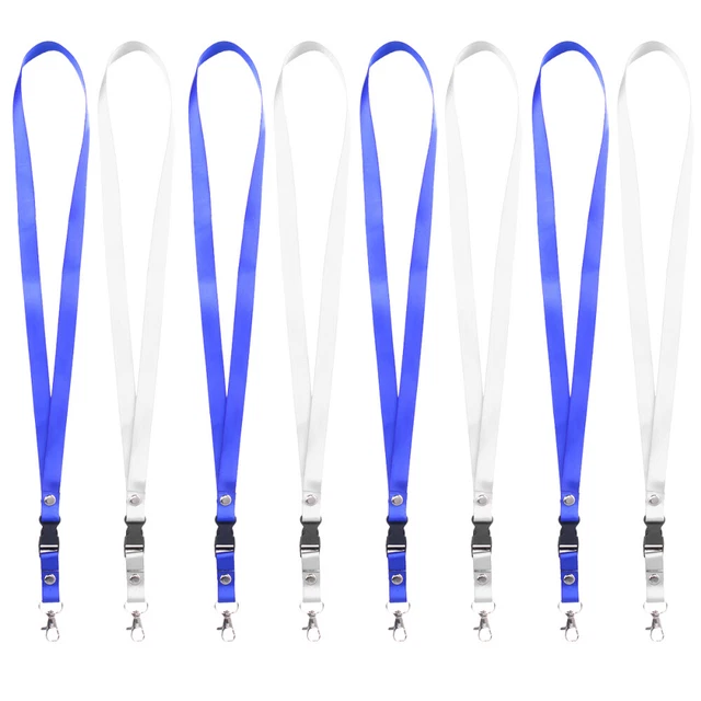 8 PCS Keyring Neck Straps Cool Lanyards Portable Documents Office