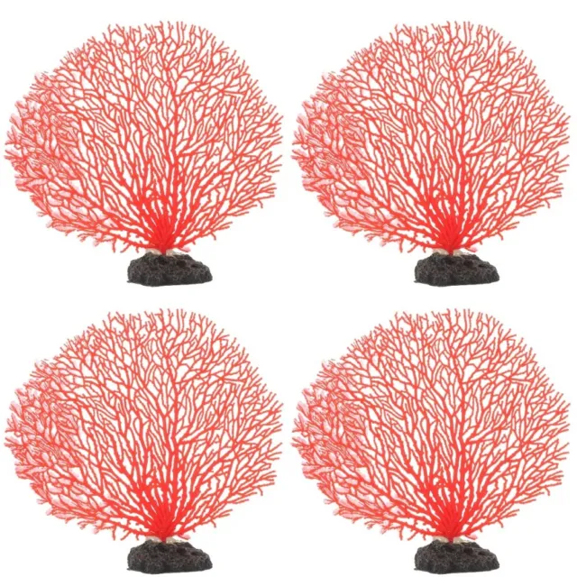 4 PCS Simulated Coral Wall Artificial Coral Aquarium Decorations Sea ​​iron Tree