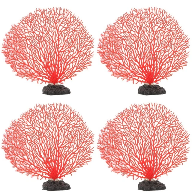 4 PCS Simulated Coral Wall Artificial Coral Aquarium Decorations Sea ​​iron Tree