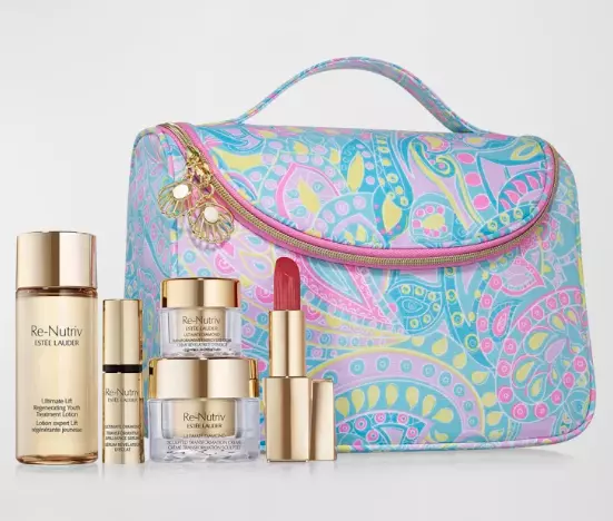 Juego de regalo de 6 piezas Estee Lauder Re-Nutriv Ultimate Lift Treatment FRESCO 2024