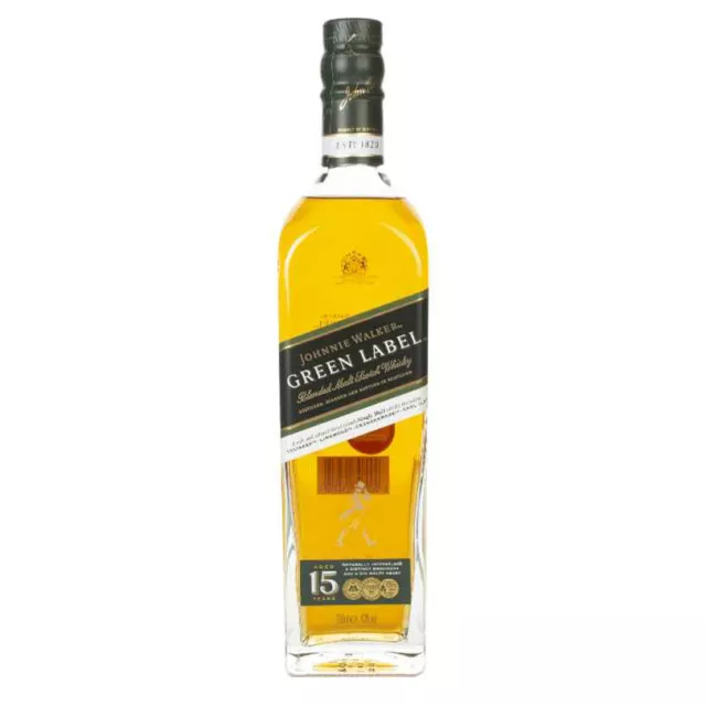 Johnnie Walker Green Label 15 Year Old Blended Scotch Whisky 2