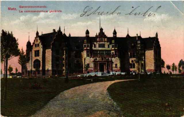 CPA AK METZ généralekommando - La commandanture générale (454971)