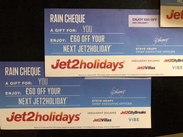 Jet2 Holidays Rain Cheques (2)