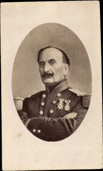 CdV Portrait, Soldat, Offizier, Uniform, Orden - 10489645