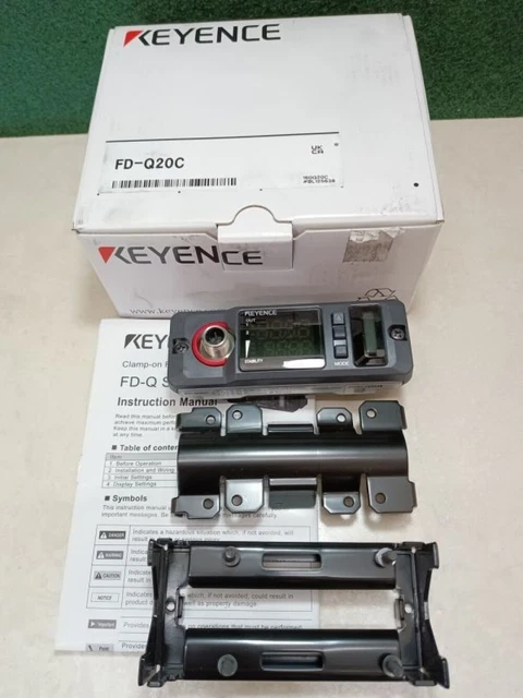 KEYENCE FD-Q20C Clamp-on Flow Sensor 20-30VDC From Japan [Used]