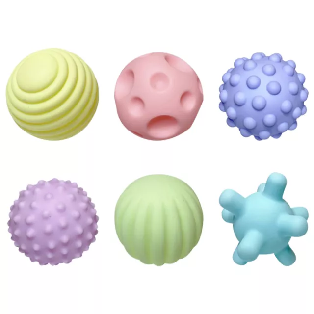 6pcs Baby Toy Ball Set Sensory Development Textured Balls Educational NuLoc