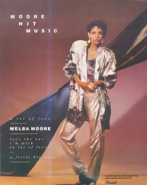 Sfbk12 Picture/Advert 13X11 Melba Moore : A Lot Of Love