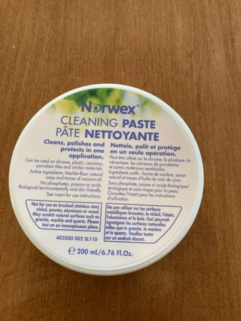 NEW NORWEX Cleaning Paste 74ml 2.5fl oz - Cleans,Polish DHL SHIPPING