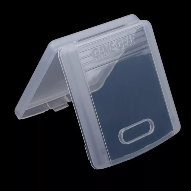 Single Game Card Cartridge Storage Display Box For Game Gear Cart GG Clear Ni