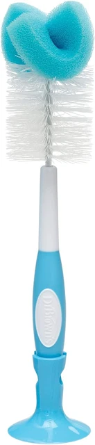 Cepillo de botella y tetina Dr. Brown's, azul